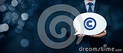 Copyright and intellectual property Stock Photo