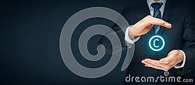 Copyright and intellectual property Stock Photo