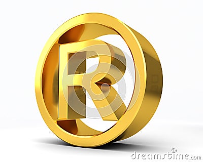 Copyright Registered R Stock Photo