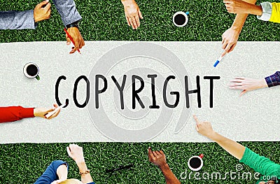 Copyright Trademark Identity Owner Legal Concept Stock Photo
