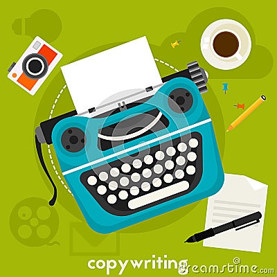 Copywriting Concept Vector Illustration