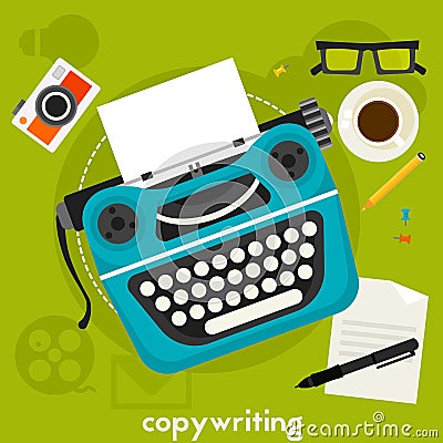 Copywriting Concept Vector Illustration