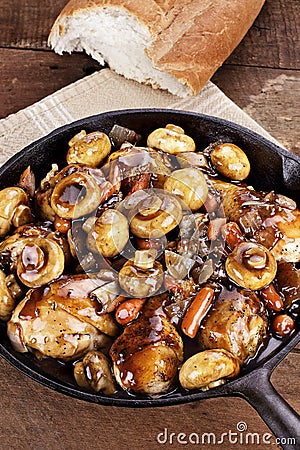 Coq Au Vin Stock Photo