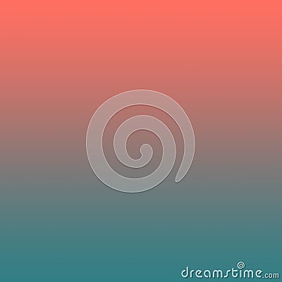Coral Blue Teal Ombre Gradient Background Stock Photo