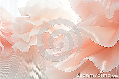 Coral Serenity. Waving Reefs, Calming Rhythms, Abstract Repetition, Ethereal Atmosphere Stock Photo