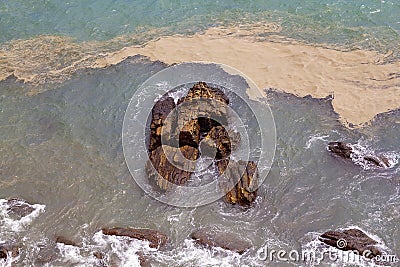 Coral Spawning In The Ocean, Australia Stock Photo