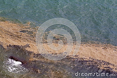 Coral Spawning In The Ocean, Australia Stock Photo