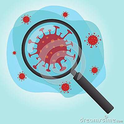 CoranaVirus Searching a Solution for Treatment Vector Illustration