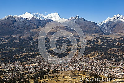 Cordiliera Blanca, Huaraz, Peru Stock Photo