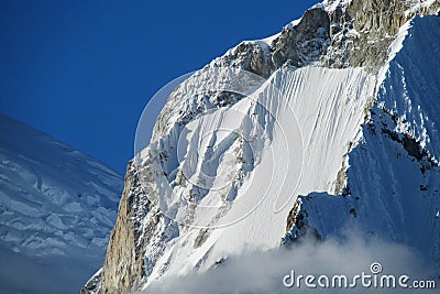 Cordillera Blanca Huascaran Stock Photo