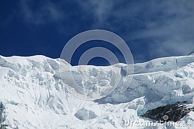 Cordillera Blanca mountains Stock Photo