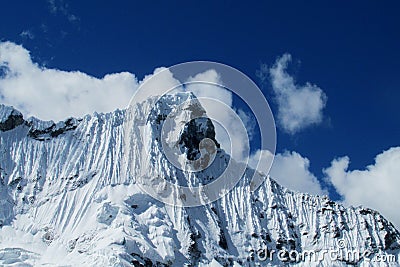 Cordillera Blanca mountains Stock Photo