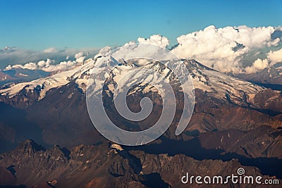 Cordillera de Los Andes Stock Photo