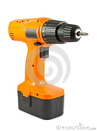 Cordless drill Stock Photo