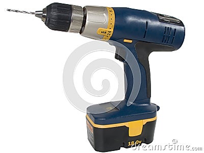 Cordless Drill Stock Photo