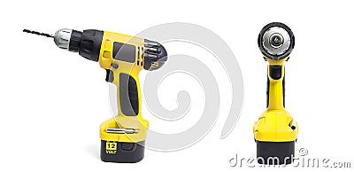 Cordless drill Stock Photo