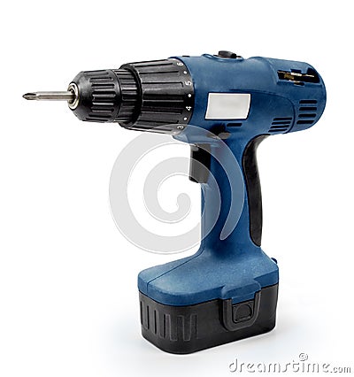 Cordless drill Stock Photo