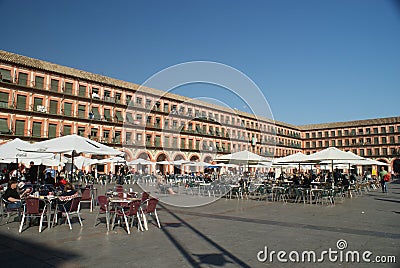 Cordoba,Plaza de la Corredera Editorial Stock Photo