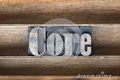 Core wooden tray Stock Photo