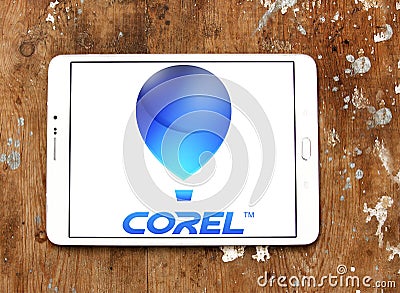Corel Corporation logo Editorial Stock Photo