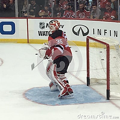 Corey Schneider, New Jersey Devils Editorial Stock Photo