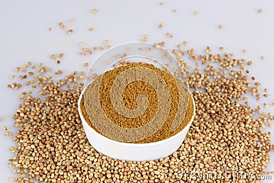 Coriander seed Stock Photo