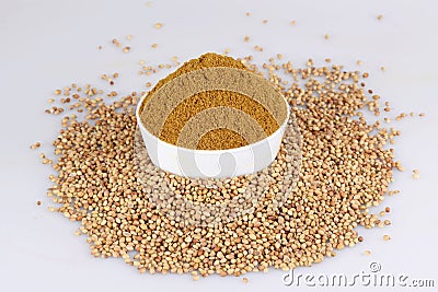 Coriander seed Stock Photo