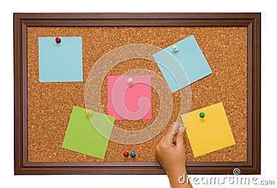 Cork Board Stock Photo