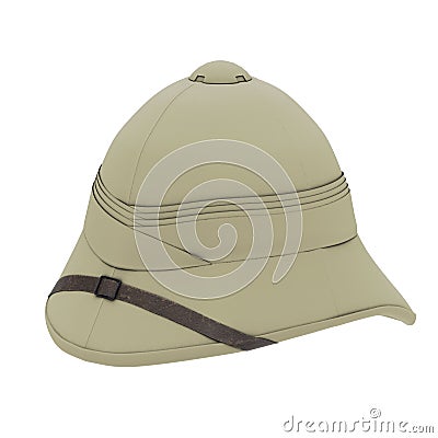 Cork Pith Helmet Stock Photo