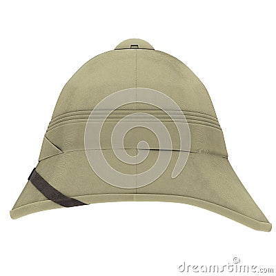 Cork Pith Helmet Stock Photo