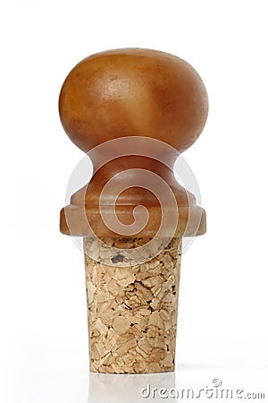 Cork Stopper Stock Photo