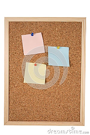 Corkboard with path Stock Photo