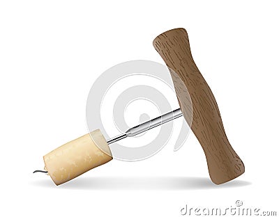 Corkscrew Vector Illustration