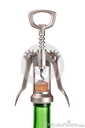 Corkscrew Stock Photo