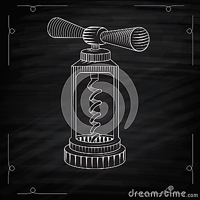 Corkscrew icon Vector Illustration