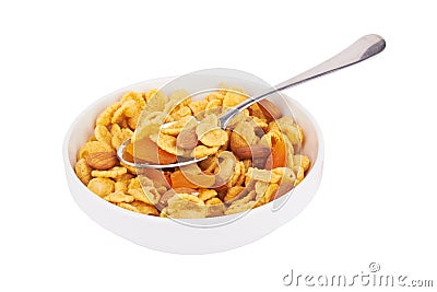 Corn flakes Stock Photo