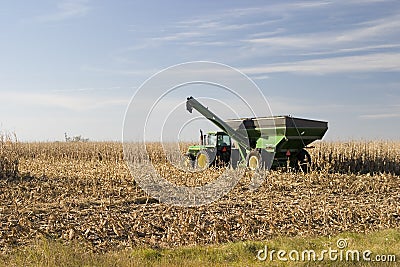 Corn Hauler Stock Photo