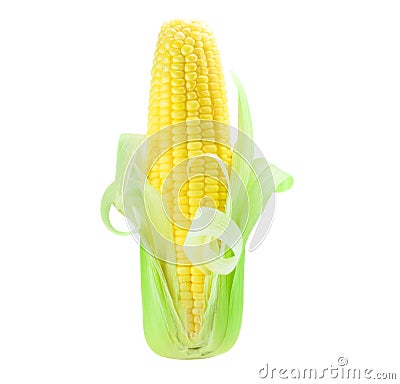 Corn isolated Stock Photo