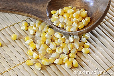 Corn seeds Stock Photo