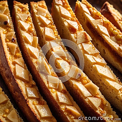 cornbread freshly baked bread, food staple for meals Stock Photo