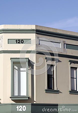 Corner House Nr. 120 Stock Photo