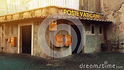 Corner poste vaticane Editorial Stock Photo