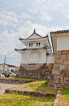 Corner Turret of Tanabe Castle in Maizuru, Japan Stock Photo