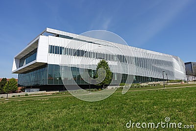 James B. Hunt Jr. Library on North Carolina State University Campus NCSU Editorial Stock Photo