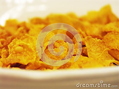 Cornflakes for breakfast Stock Photo