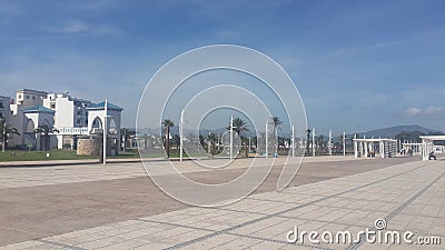 Cornice M diq ,M diq beach ,morocco. Stock Photo