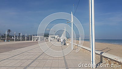 Cornice M diq ,M diq beach ,morocco. Stock Photo