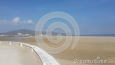 Cornice martil ,martil beach ,morocco. Stock Photo