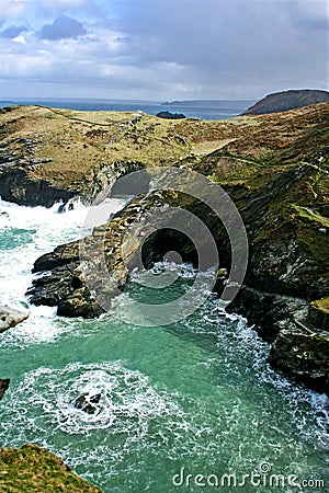 Cornish Coast Stock Photo