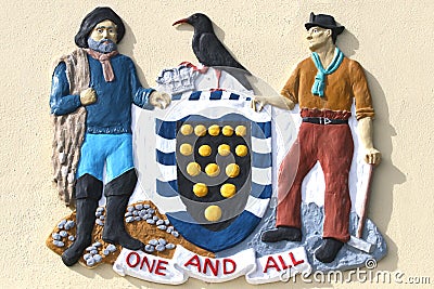 Cornish coat of arms Stock Photo